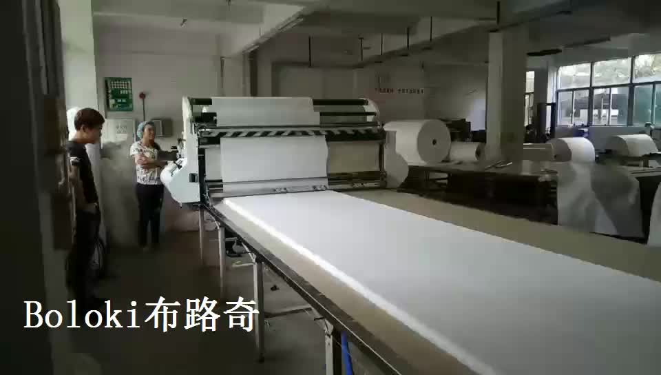 自动拉布机-boloki布路奇无纺布铺布机视频演示