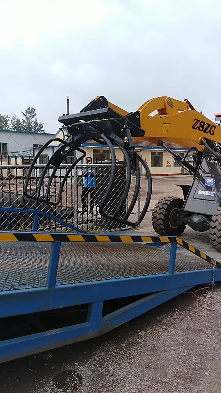 定制多功能装载机铲车软包夹抱夹抓头厂家直销中首重工