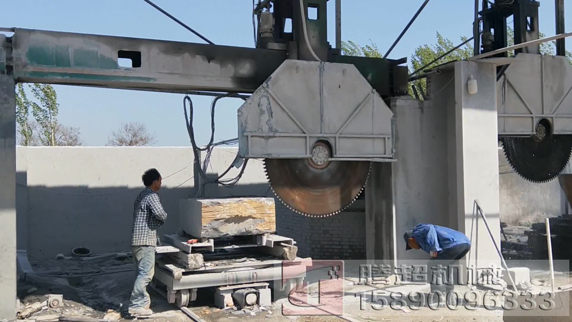 河南腾超供应桥式圆盘锯石 墓碑切割机