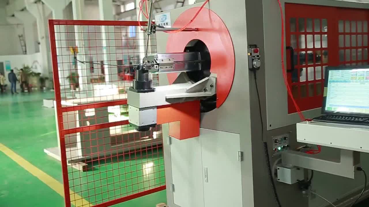 全自动转头5轴线材成型机