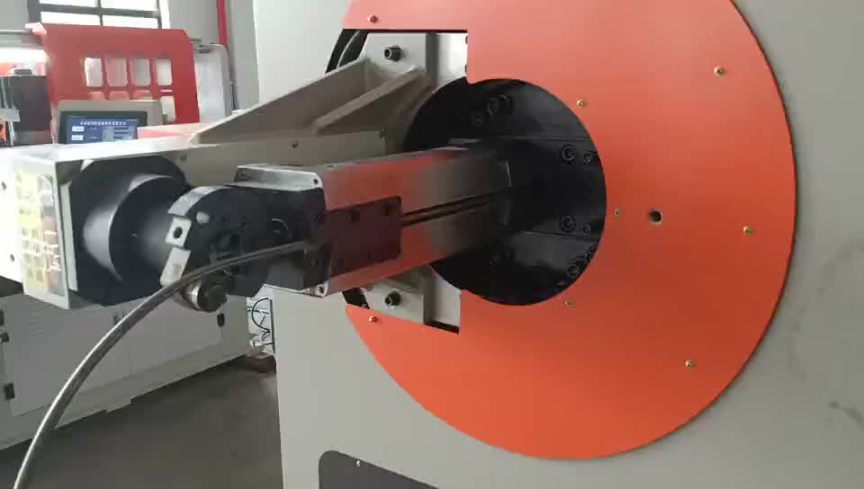 贝朗铁线铁丝折弯设备厂家为浙江嘉兴客户生产样品