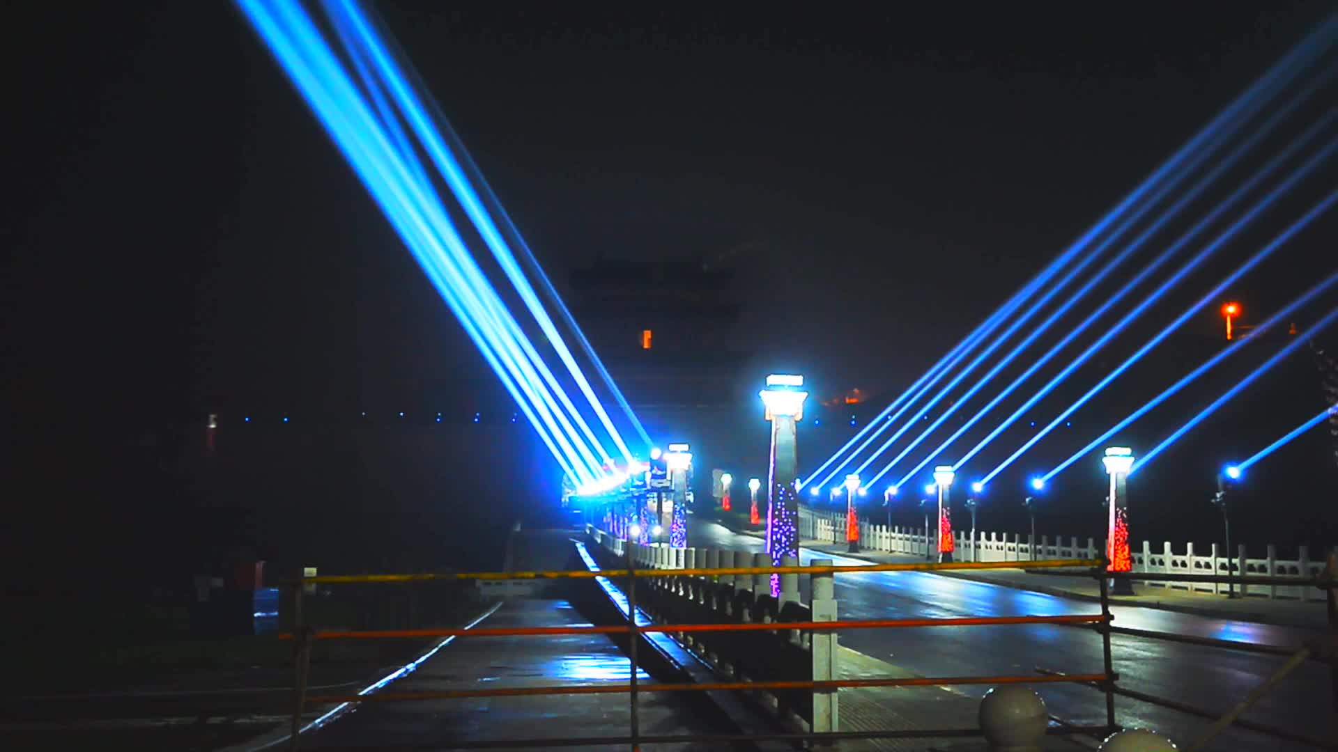 投射灯 古建筑投影3d mapping,古塔裸眼3d投影,古城墙投影灯光亮化