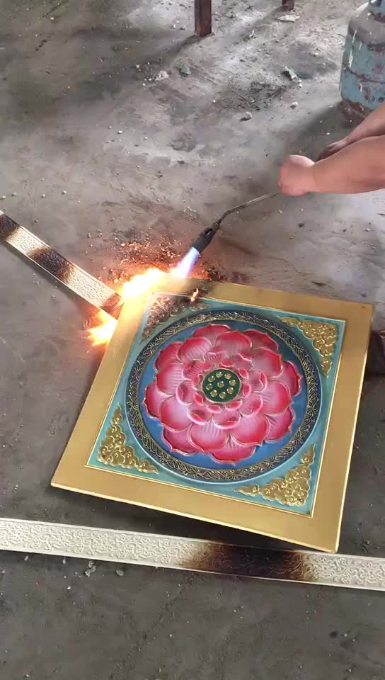 古建彩绘氧化镁吊顶,防火防潮,耐老抗衰!寺庙吊顶