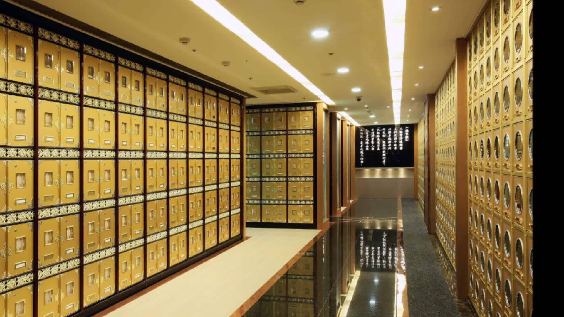 江苏真心莲坊铝合金骨灰寄存架