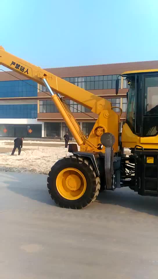 厂家供应8吨多功能铲车吊 铲车改装吊钻一体机