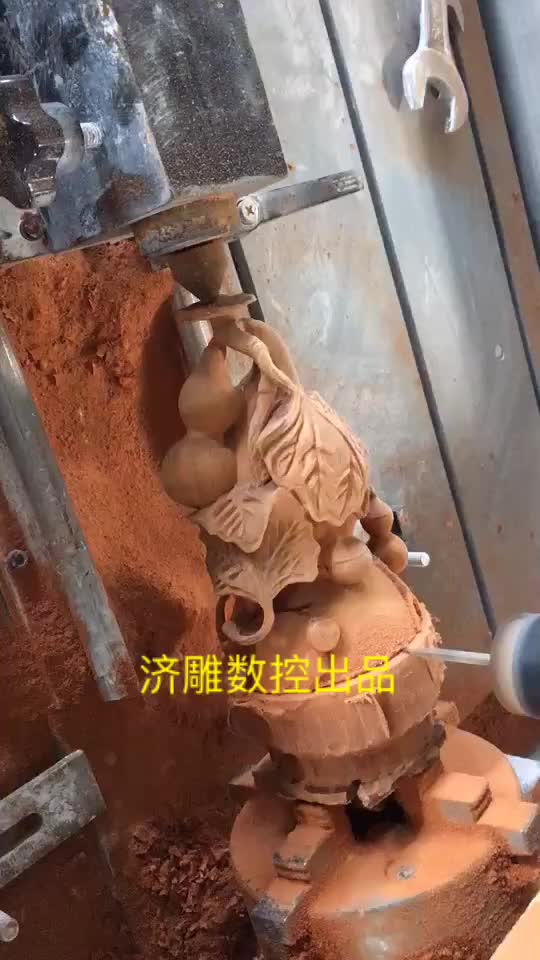 数控木工圆雕摆件雕刻机