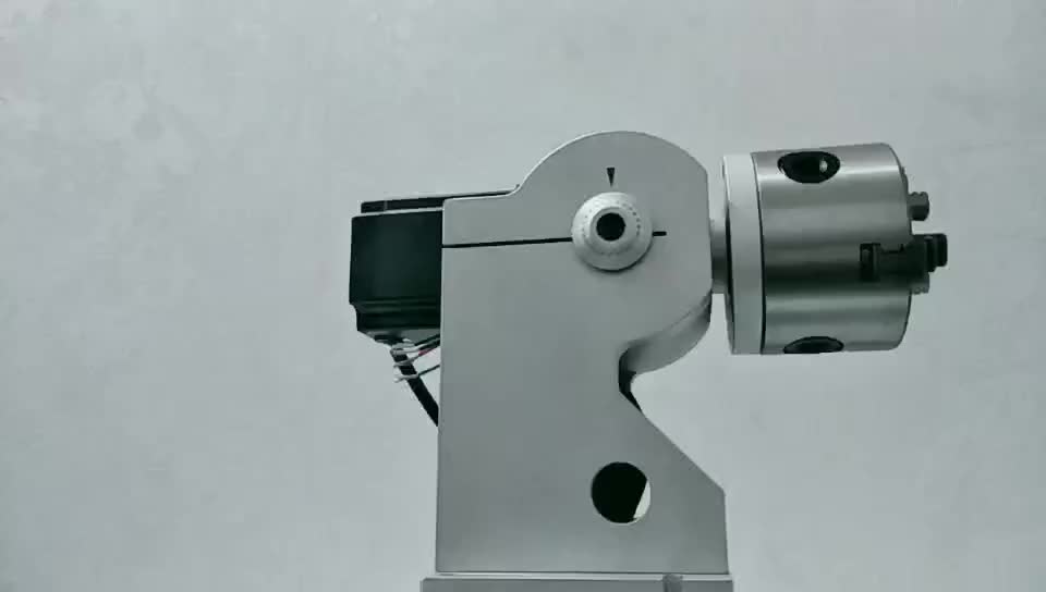 激光打标机旋转夹具工作台雕刻机旋转台旋转轴80卡盘旋转夹具